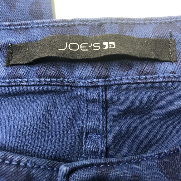Joe’s Jeans High Water Medieval Blue Animal Print Low Rise Stretch Skinny Jeans - Picture 11 of 14